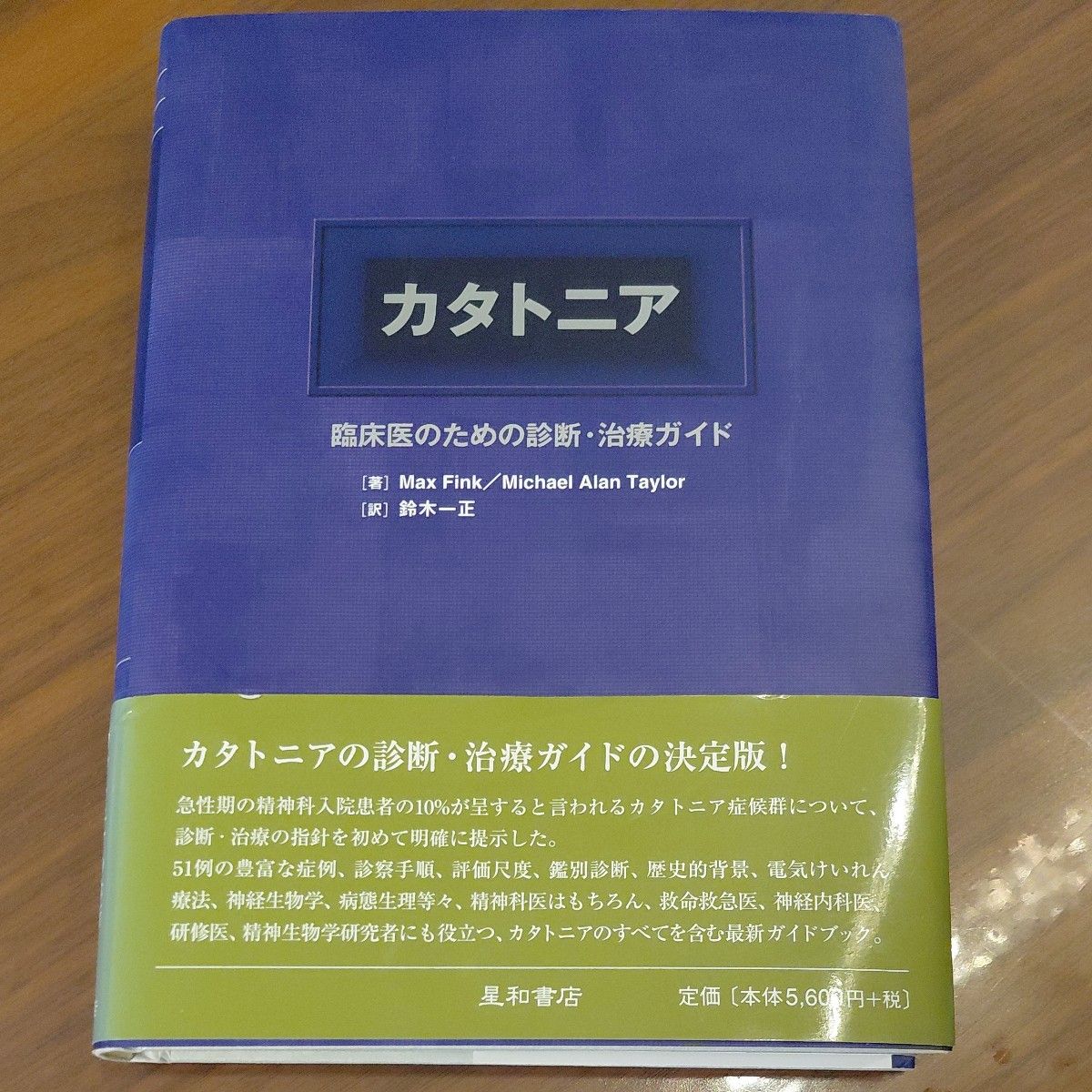 Catatonia: A Diagnostic and Treatment Guide for Clinicians by Max Fink, published by Seiwasha