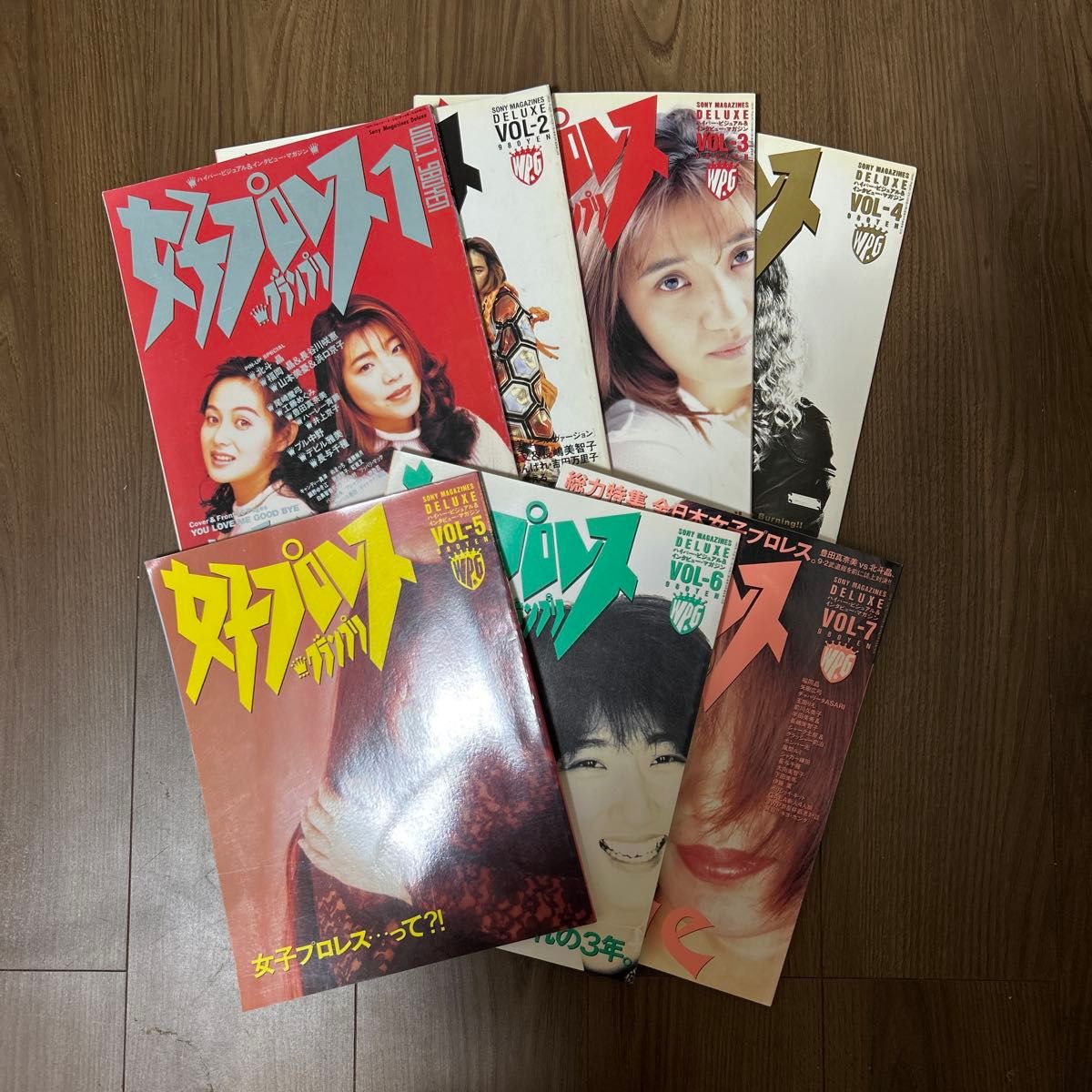 Women's Pro-Wrestling Grand Prix Vol. 1-7, 7-Book Set ● Used Item