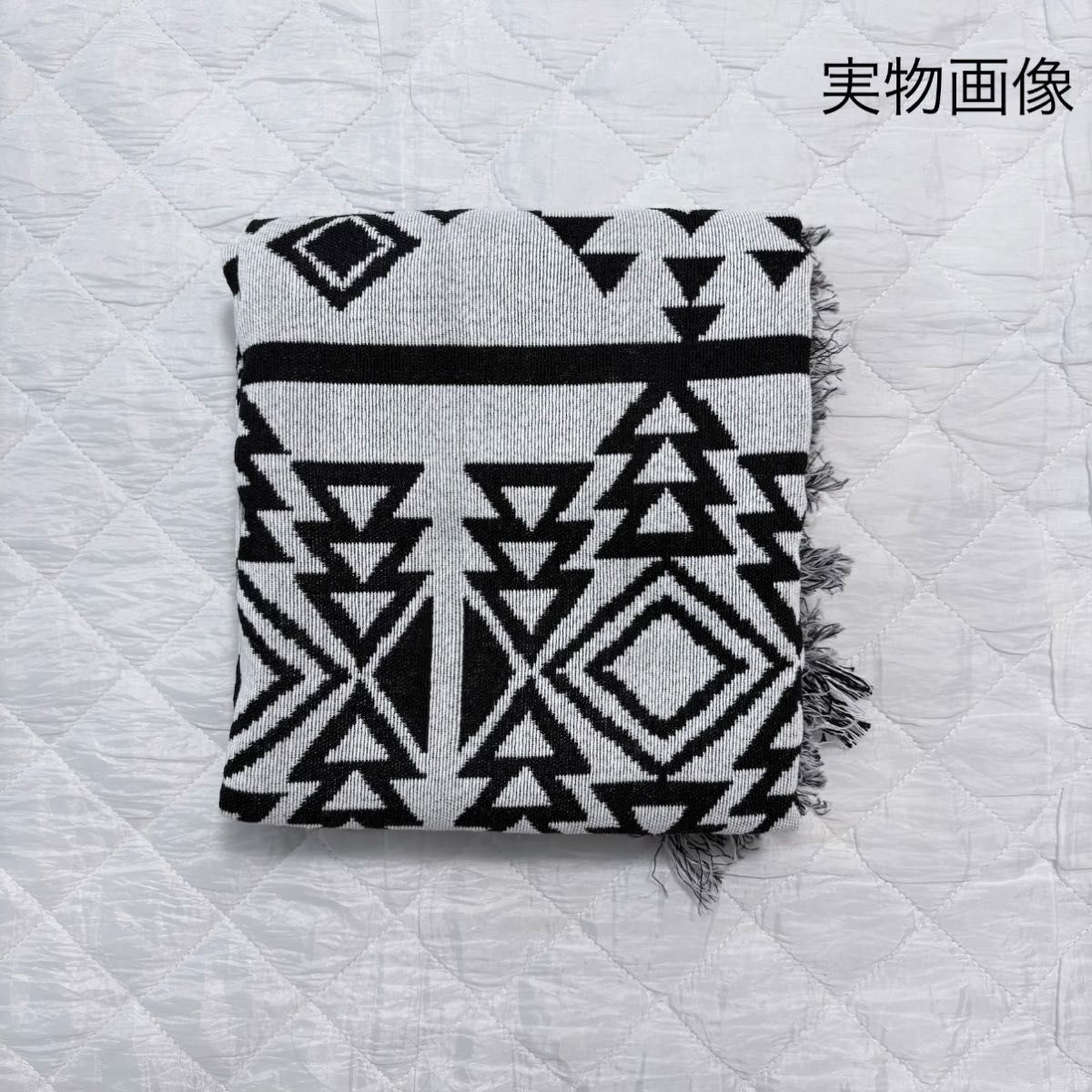 新品 多功能毯 180×90 奥特加图案 黑白 双面可用 可水洗 户外 车内过夜 露营
