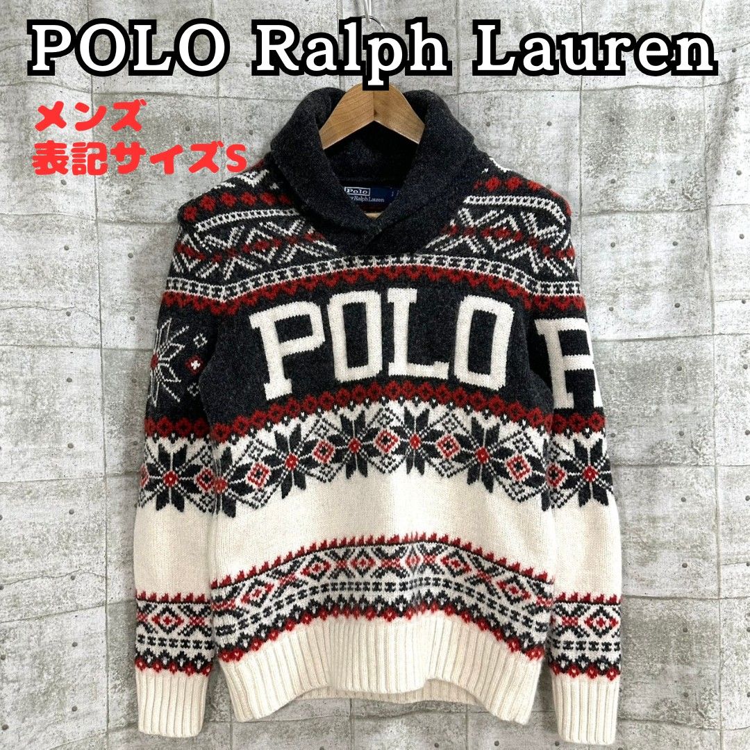 POLO Ralph Lauren Nordic Pattern Cowichan Sweater Knit Pullover