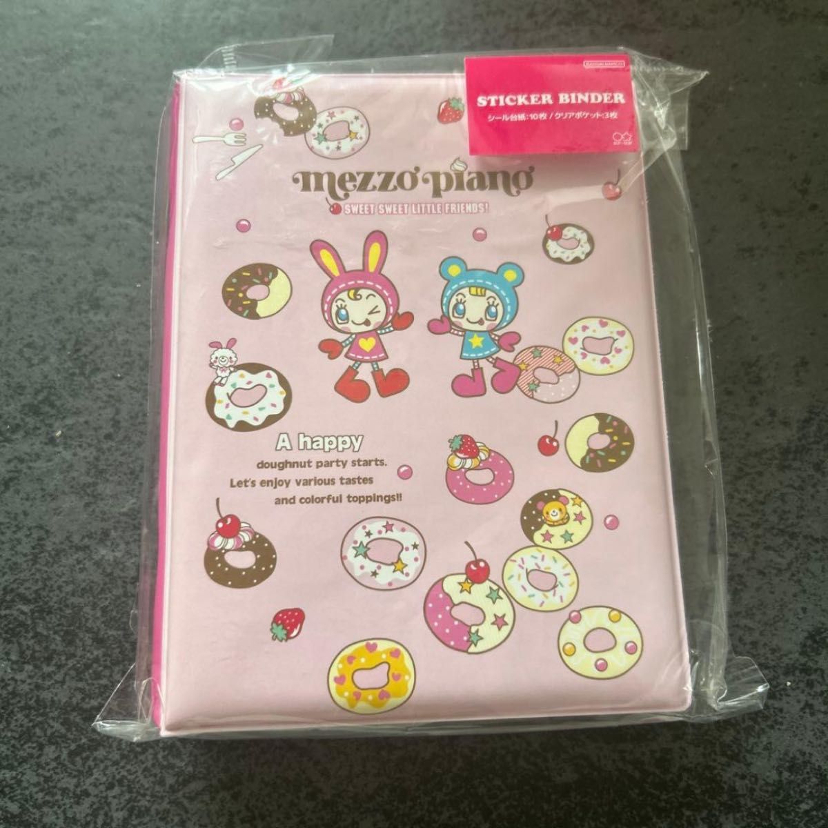 mezzo piano 美乐蒂贴纸活页夹 贴纸册 甜甜圈图案