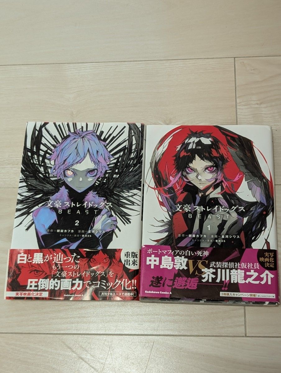 Bungou Stray Dogs BEAST Volumes 1 & 2 Set, Kadokawa Comics Ace