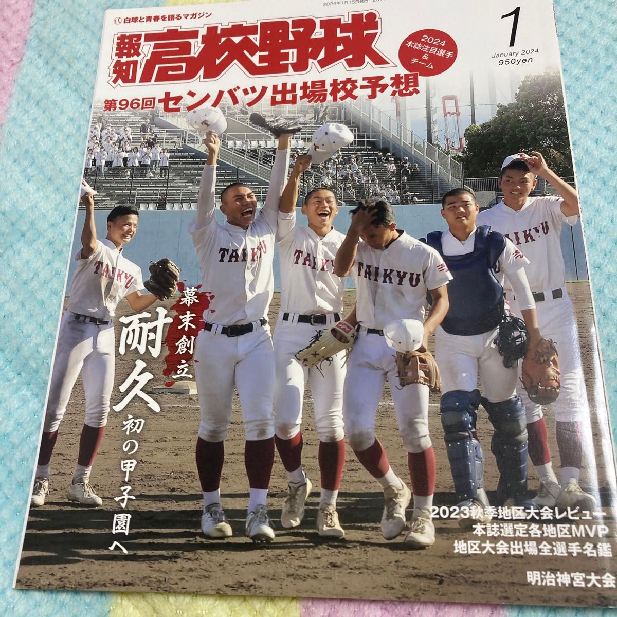 Hochi Koko Yakyu January 2024 Issue (Hochi Shimbunsha)