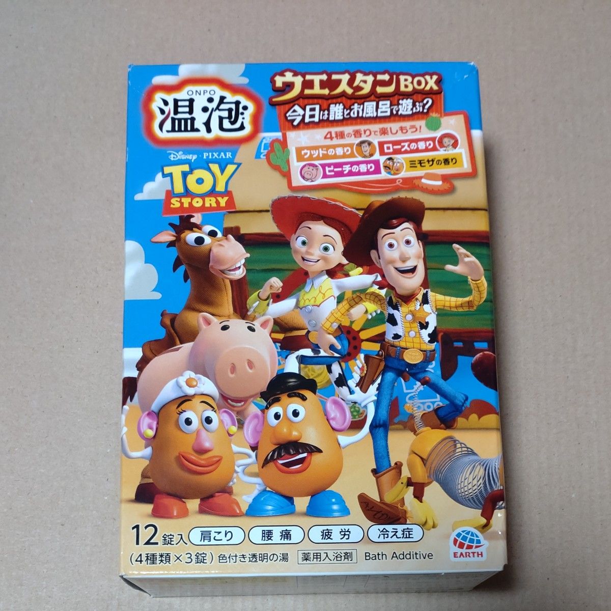 Warm Bubble ONPO Toy Story Western Box 12 Tablets Bath Additive