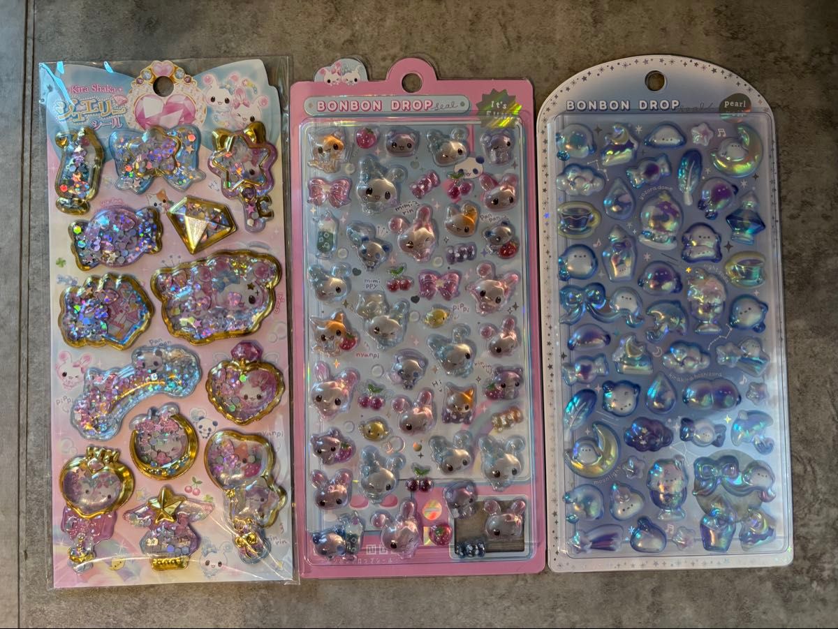 正品 Candy Twins Bonbon Drop Seal 贴纸套装（含3张）