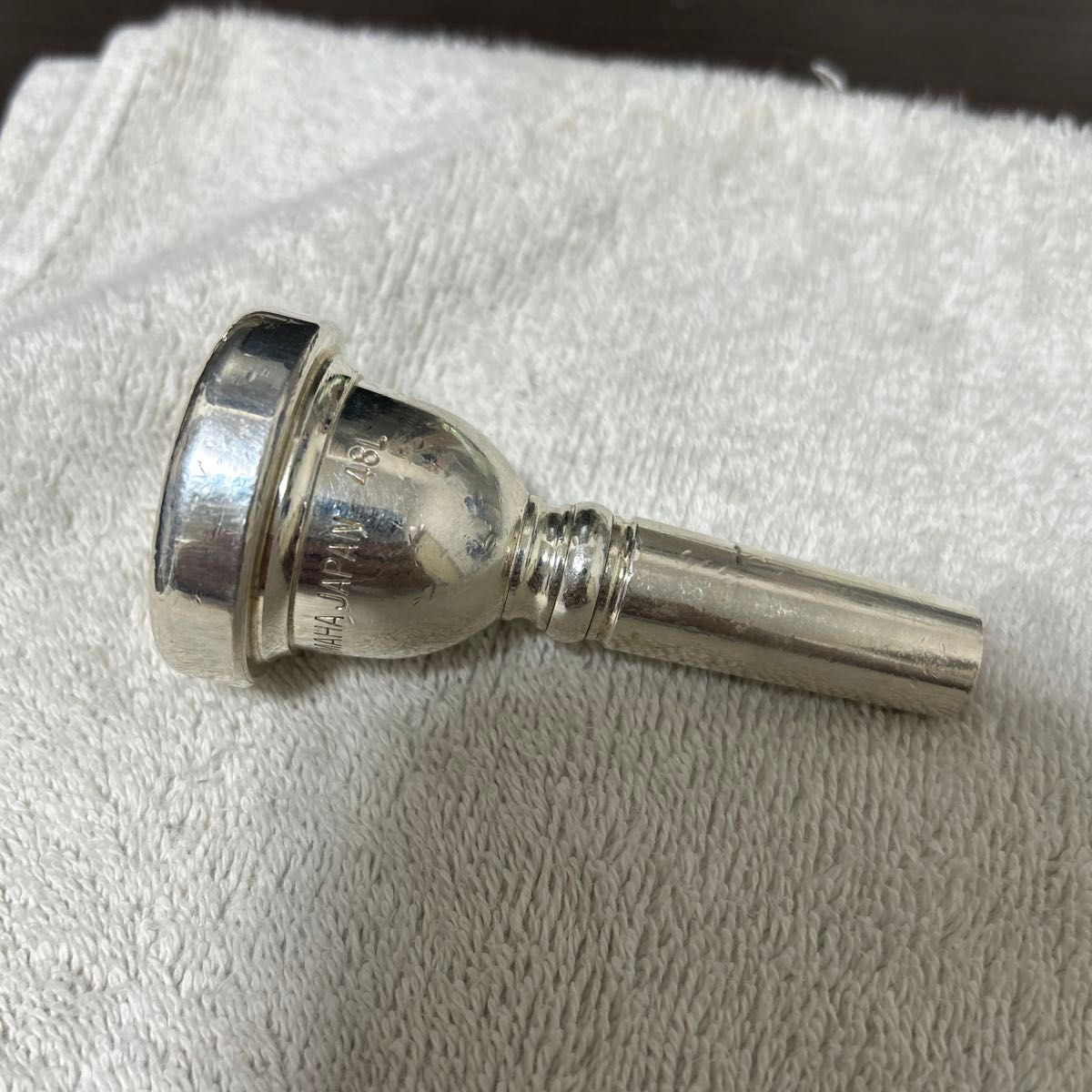 YAMAHA 48L Trombone Mouthpiece, Silver-Plated