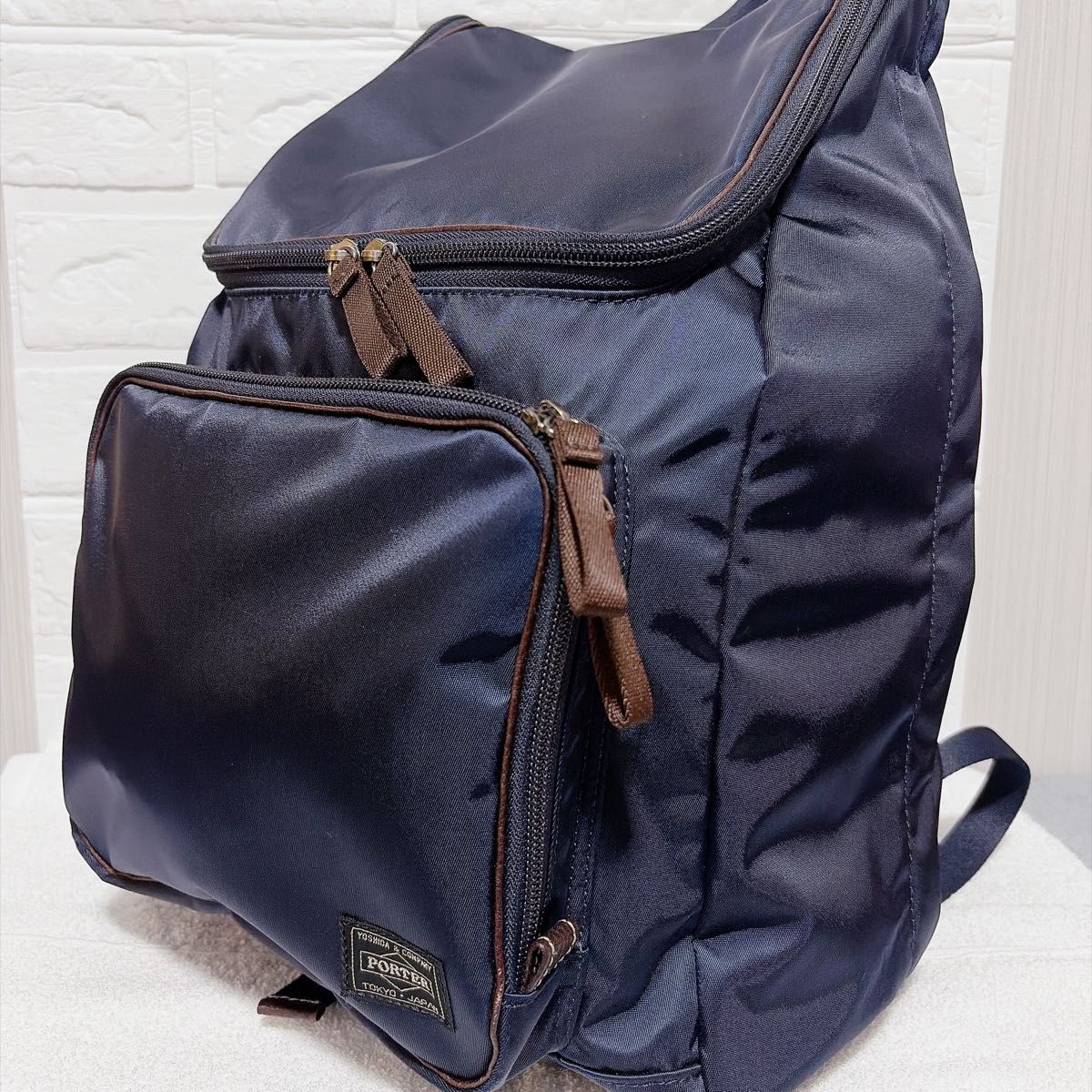 Excellent condition Porter PORTER Yoshida & Co. Backpack Navy Rucksack Daypack